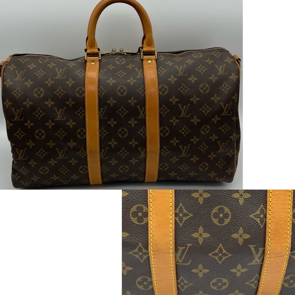 ❌SOLD❌Authentic Louis Vuitton vintage monogram Keepall Bandoliere 45 - Picture 2 of 15